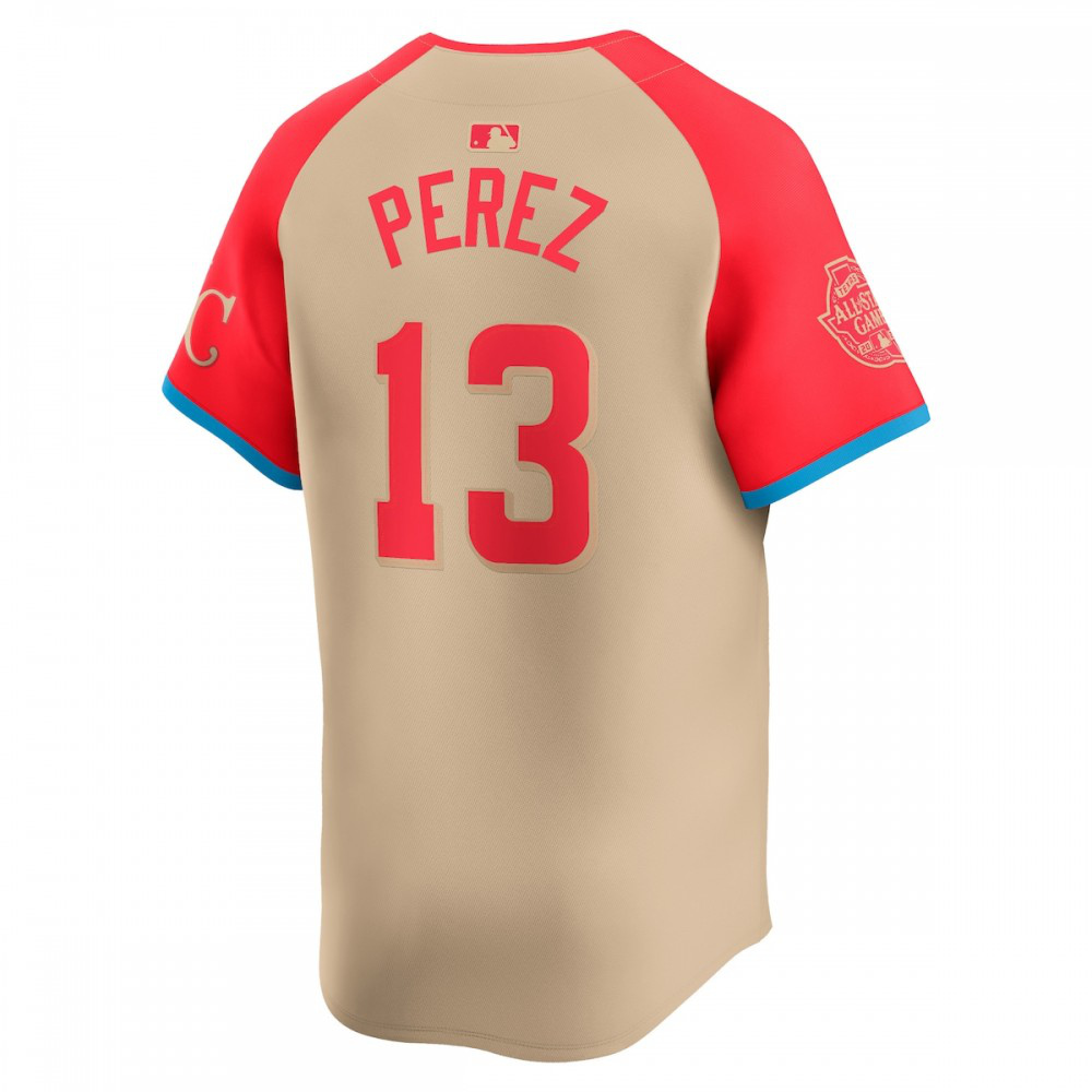 Salvador Perez American League 2024 MLB All-Star Game Limited Player Jersey - Cream-Pro Kit Vault | Brand New 26/27 Sports Jerseys